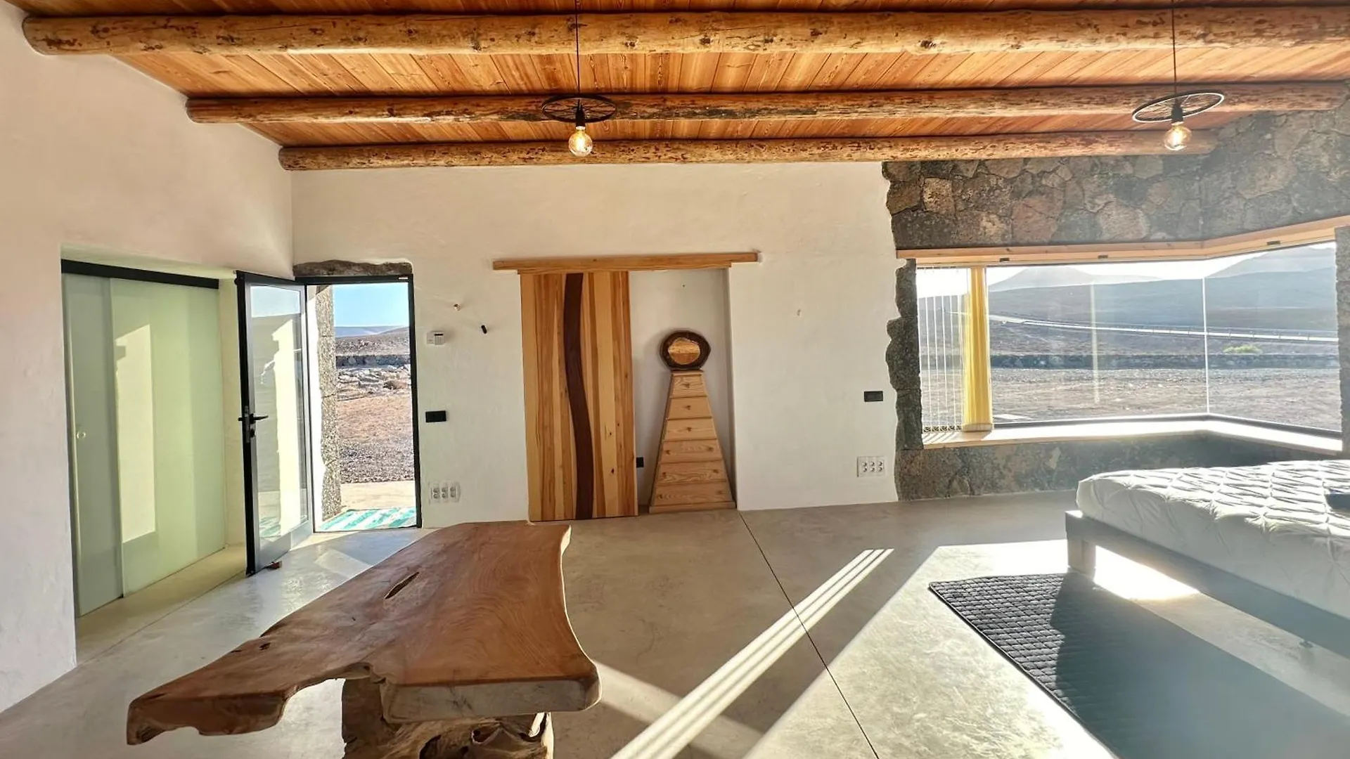 Casita Tahona Con Vistas De Infarto Al Mar Y Volcanes Con Absoluta Privacidad Parque Holandes 別荘